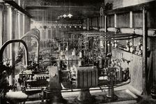 The First Parsons Turbo-Electric Generating Station, c1916