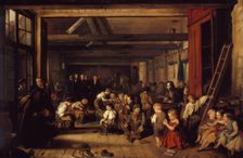 The First Ragged School, Westminster, 1851. Creator: Alexander Blaikley