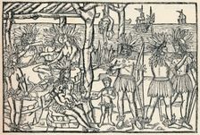 The First Representation of the People of the New World, (1505), 1912. Artist: Johann Froschauer