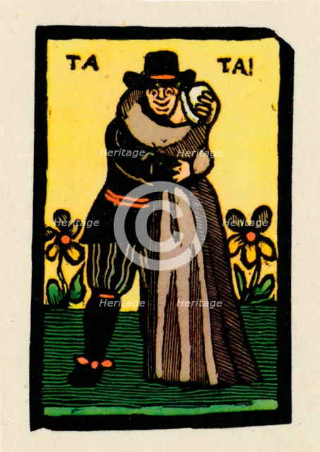 The First Revival of the Chap-Book Style', 1885, (1946). Artist: Joseph Crawhall.
