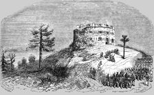 The First Round Tower at Bomarsund, taken by the English 1854. Creator: Unknown