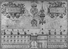 The First Royal Exchange in 1569 c16th century, (1928)