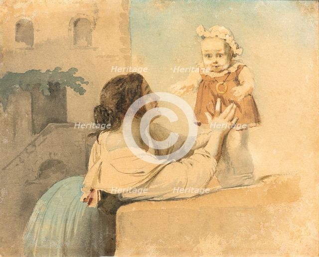 The first steps, n.d., c1820-1860. Creator: Ernst Meyer.