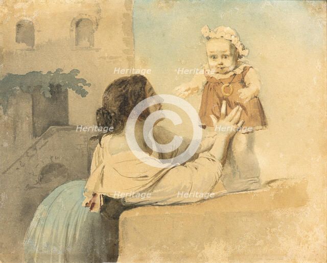 The first steps, n.d., c1820-1860. Creator: Ernst Meyer.