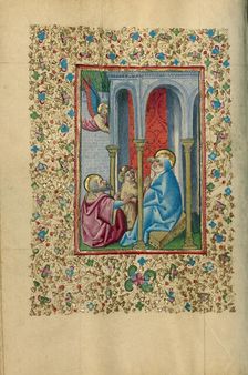 The First Steps of Jesus; Book of Hours, about 1460. Creator: Unknown