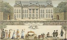 The First Steps of the King of Rome at the Chateau of Meudon 19th century. Artist: Anon