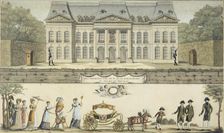 The First Steps of the King of Rome at the Chateau of Meudon 19th century. Artist: Anon