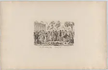 The First Shilling Day-Coming Out, 1851., 1851. Creator: George Cruikshank