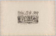 The First Shilling Day-Coming Out, 1851., 1851. Creator: George Cruikshank