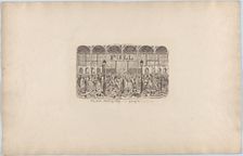 The First Shilling Day-Going In, 1851., 1851. Creator: George Cruikshank