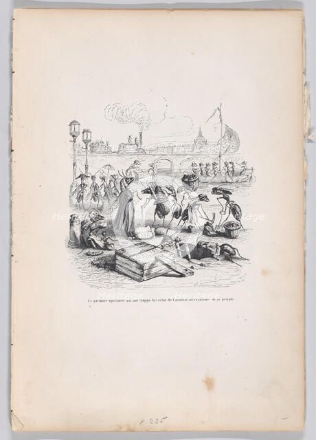 The first show that struck me was the wonderful activity of these people from Scene..., ca. 1837-47. Creator: Henri-Desire Porret.