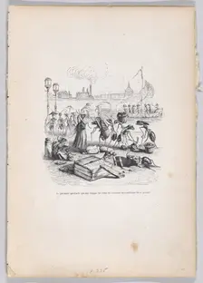 The first show that struck me was the wonderful activity of these people from Scene..., ca. 1837-47. Creator: Henri-Desire Porret