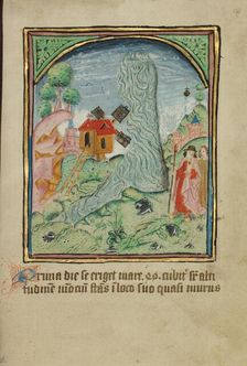 The First Sign before the Day of Judgment; Illustrated Vita Christi..., about 1480-1490. Creator: Unknown