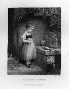 The first sorrow c1833. Creator: Edouard Schuler