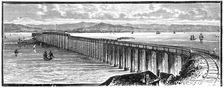 The first Tay Bridge from the south, Scotland, 1900