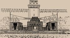 The first temporary Lenin Mausoleum, 1924