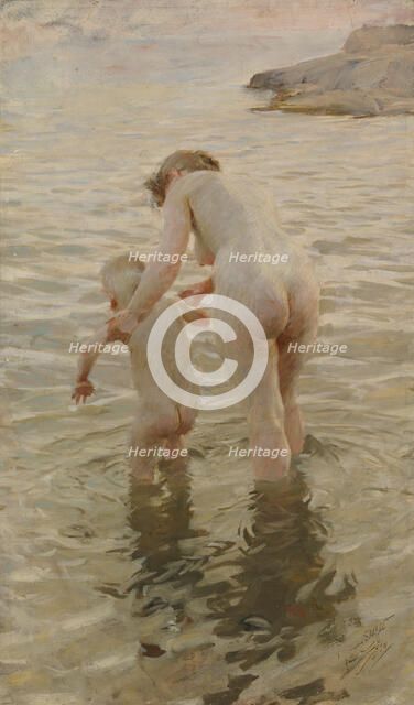 The First Time, 1888. Creator: Anders Leonard Zorn.