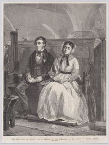 The First Time of Asking from "Illustrated London News", May 8, 1896. Creator: William Luson Thomas