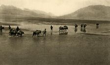 The First View of Mount Everest c1918-c1939. Creator: Unknown
