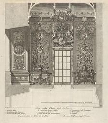 The First Wall of the Porcelain Room, from: Fürstlicher Baumeister Oder: Architectura civ..., 1711. Creator: Paul Decker the Elder
