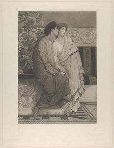 The First Whisper of Love, 1876. Creator: Leopold Lowenstam