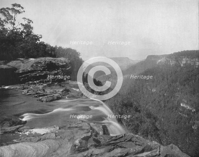 'The Fitzroy Falls', 19th century. Artist: Unknown.