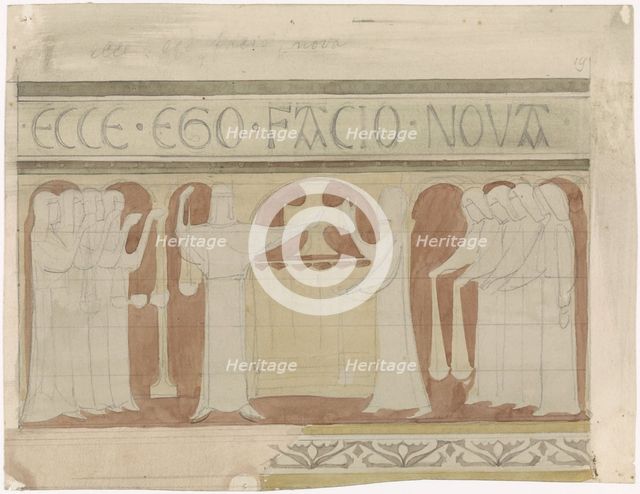 The five foolish and the five wise virgins, c. 1869-c. 1925. Creator: Antoon Derkinderen.