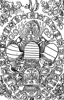 The Five Imperial Coats of Arms 1515 (1906). Artist: Albrecht Durer