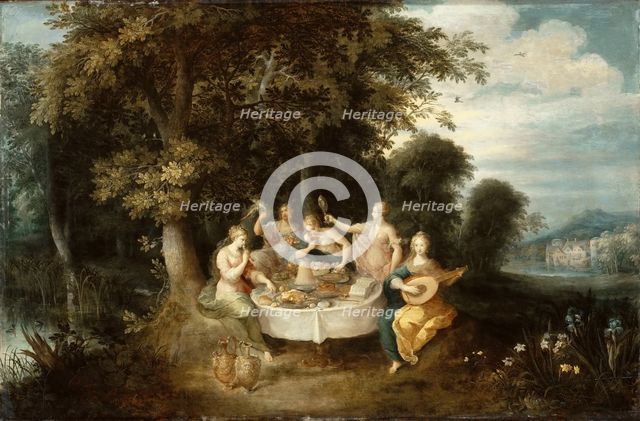 The five senses. Artist: Govaerts, Abraham (1589-1626)