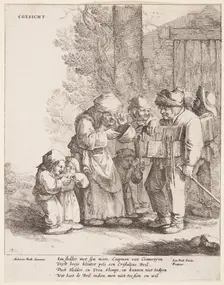 The five senses (sight), 1642-1650. Creator: Jan Dirksz Both