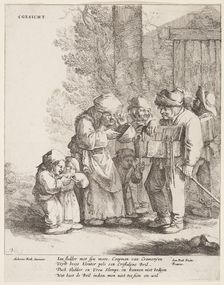 The five senses (sight), 1642-1650. Creator: Jan Dirksz Both