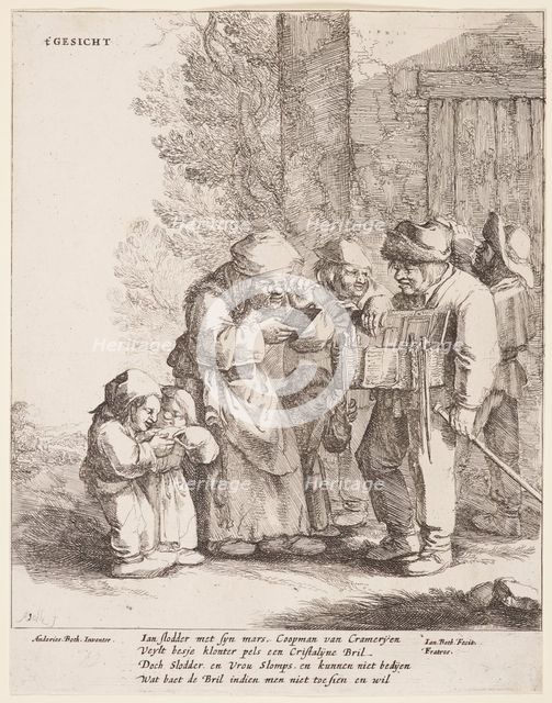 The five senses (sight),  1642-1650. Creator: Jan Dirksz Both.