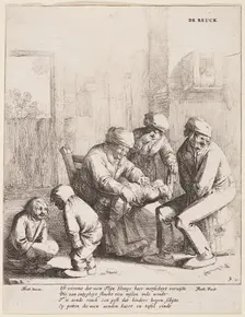 The five senses (smell), 1642-1650. Creator: Jan Dirksz Both