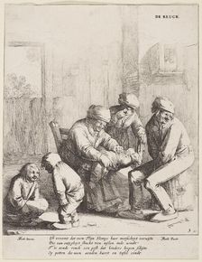 The five senses (smell), 1642-1650. Creator: Jan Dirksz Both