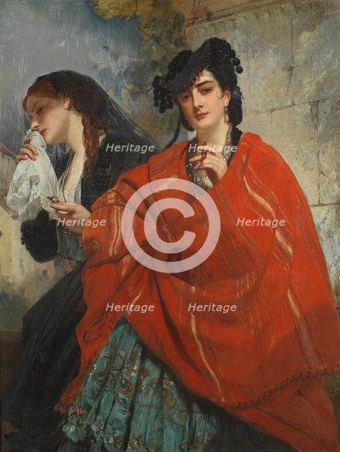 The Five Senses: Smell, c1865. Creator: Schlesinger, Henry Guillaume (1814-1893).