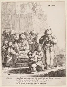 The five senses (taste), 1642-1650. Creator: Jan Dirksz Both