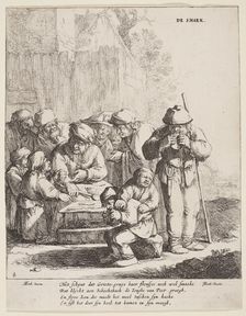 The five senses (taste), 1642-1650. Creator: Jan Dirksz Both