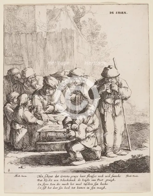 The five senses (taste),  1642-1650. Creator: Jan Dirksz Both.
