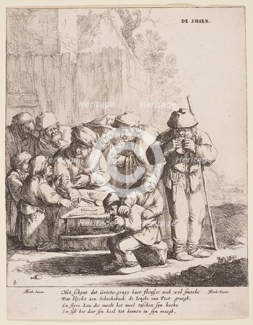The five senses (taste),  1642-1650. Creator: Jan Dirksz Both.