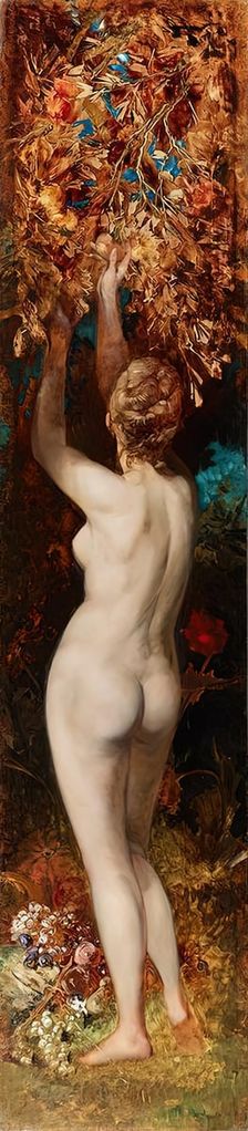 The five senses: taste, 1872/1879. Creator: Hans Makart