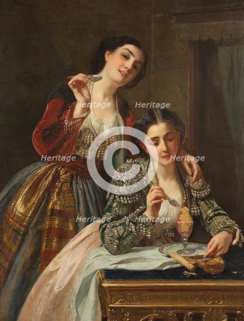 The Five Senses: Taste, c1865. Creator: Schlesinger, Henry Guillaume (1814-1893).