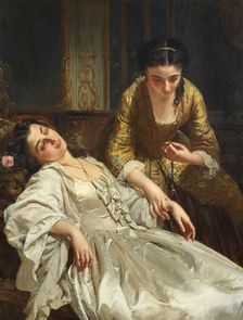 The Five Senses: Touch, c1865. Creator: Schlesinger, Henry Guillaume (1814-1893)