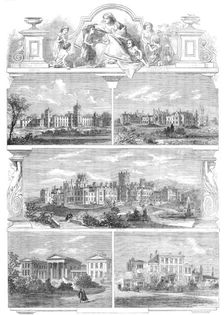 The Five Principal Institutions founded by the late Dr. Andrew Reed, 1862. Creator: Unknown