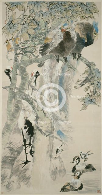 The Five Virtues, Qing dynasty (1644-1911), 1895. Creator: Ren Yi.
