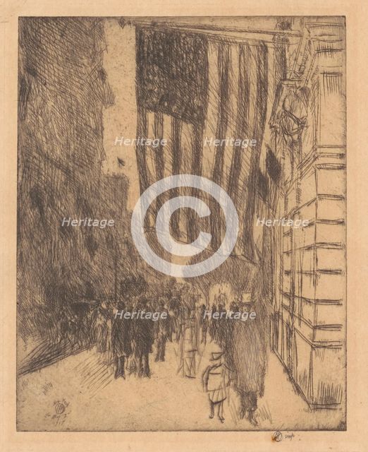 The Flag, 1917. Creator: Frederick Childe Hassam.