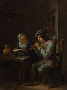 The Flageolet Player, 1635/40. Creator: David Teniers II
