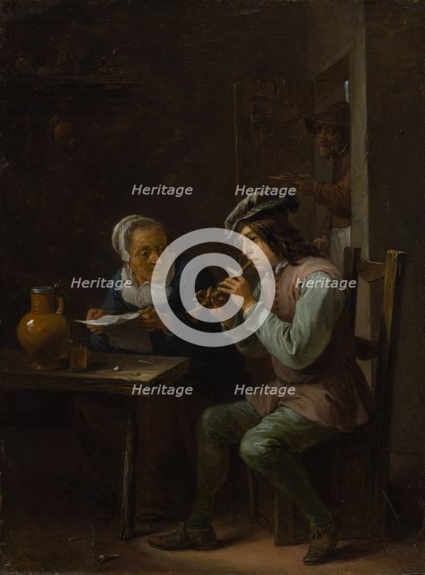 The Flageolet Player, 1635/40. Creator: David Teniers II.