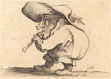 The Flageolet Player, c. 1622. Creator: Jacques Callot