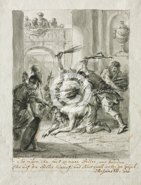 The Flagellation, 1788. Creator: Martin Johann Schmidt (Austrian, 1718-1801).