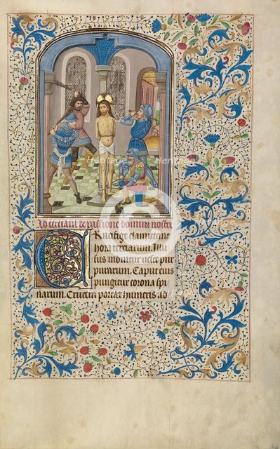 The Flagellation; Arenberg Hours, early 1460s. Creator: Willem Vrelant.